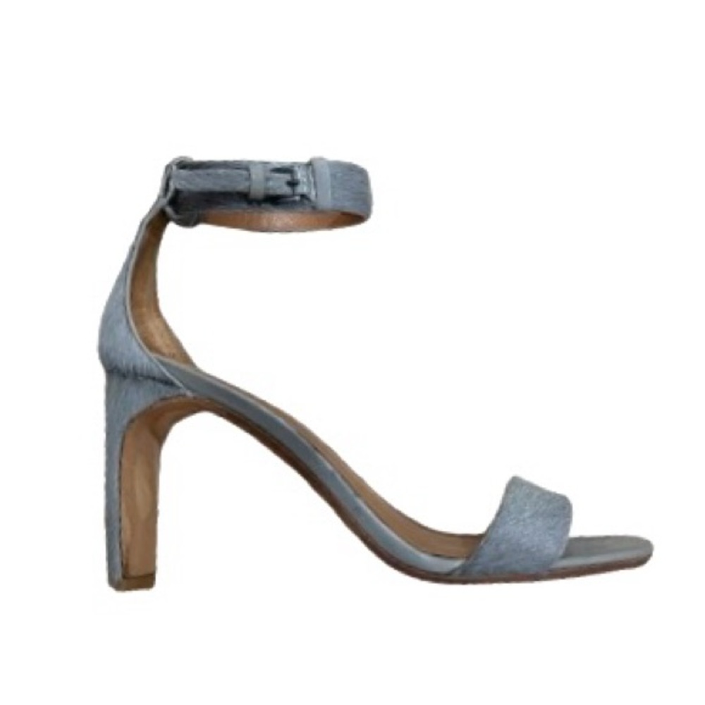10 Crosby Derek Lam Gray Ankle Strap Heels